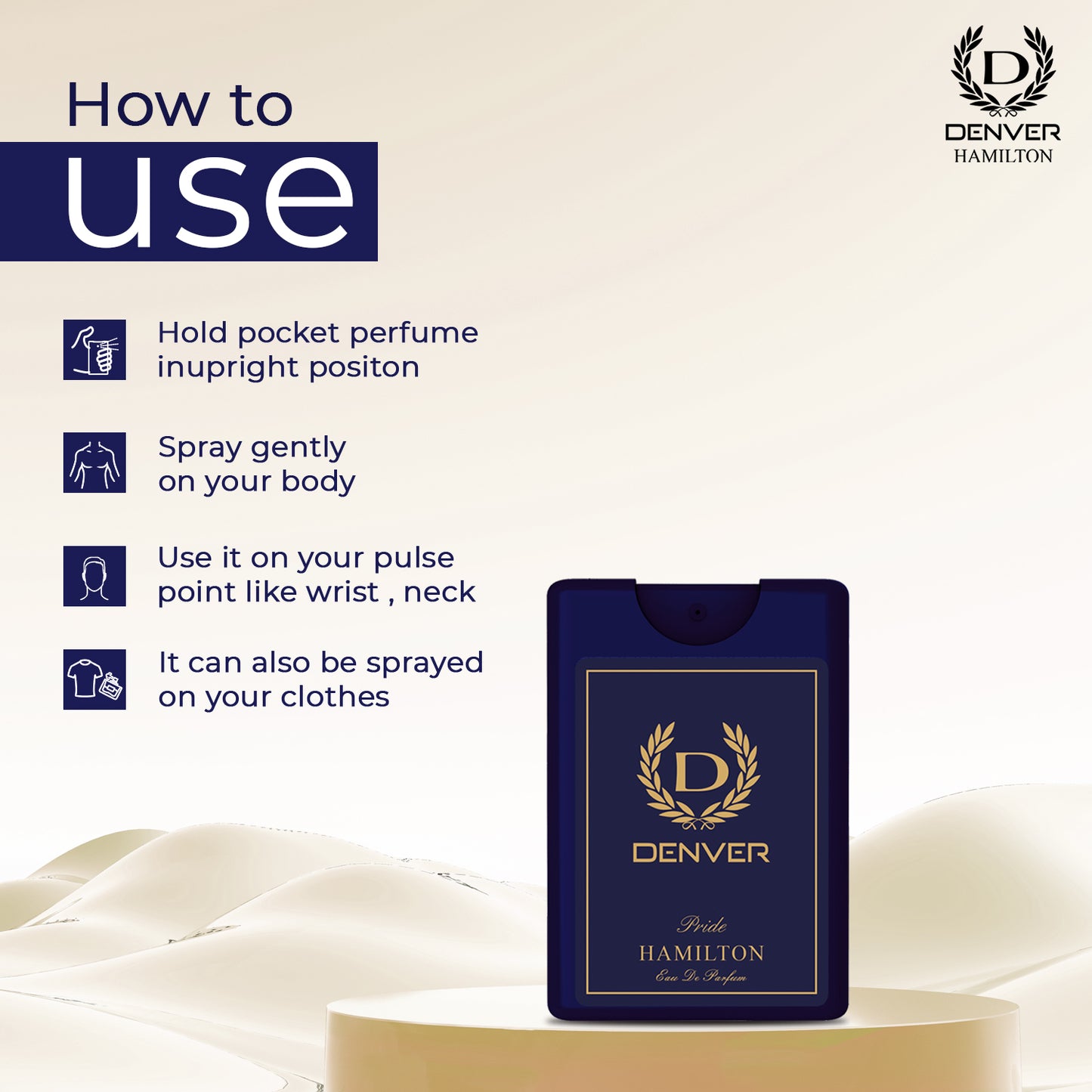 Denver Pride Pocket Perfume How To Use?