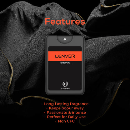 Denver original Pocket Pefume Features