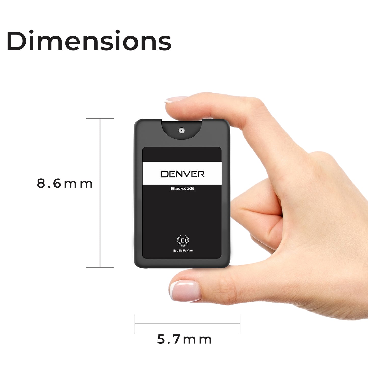 Denver Black Code Pocket Pefume Dimension