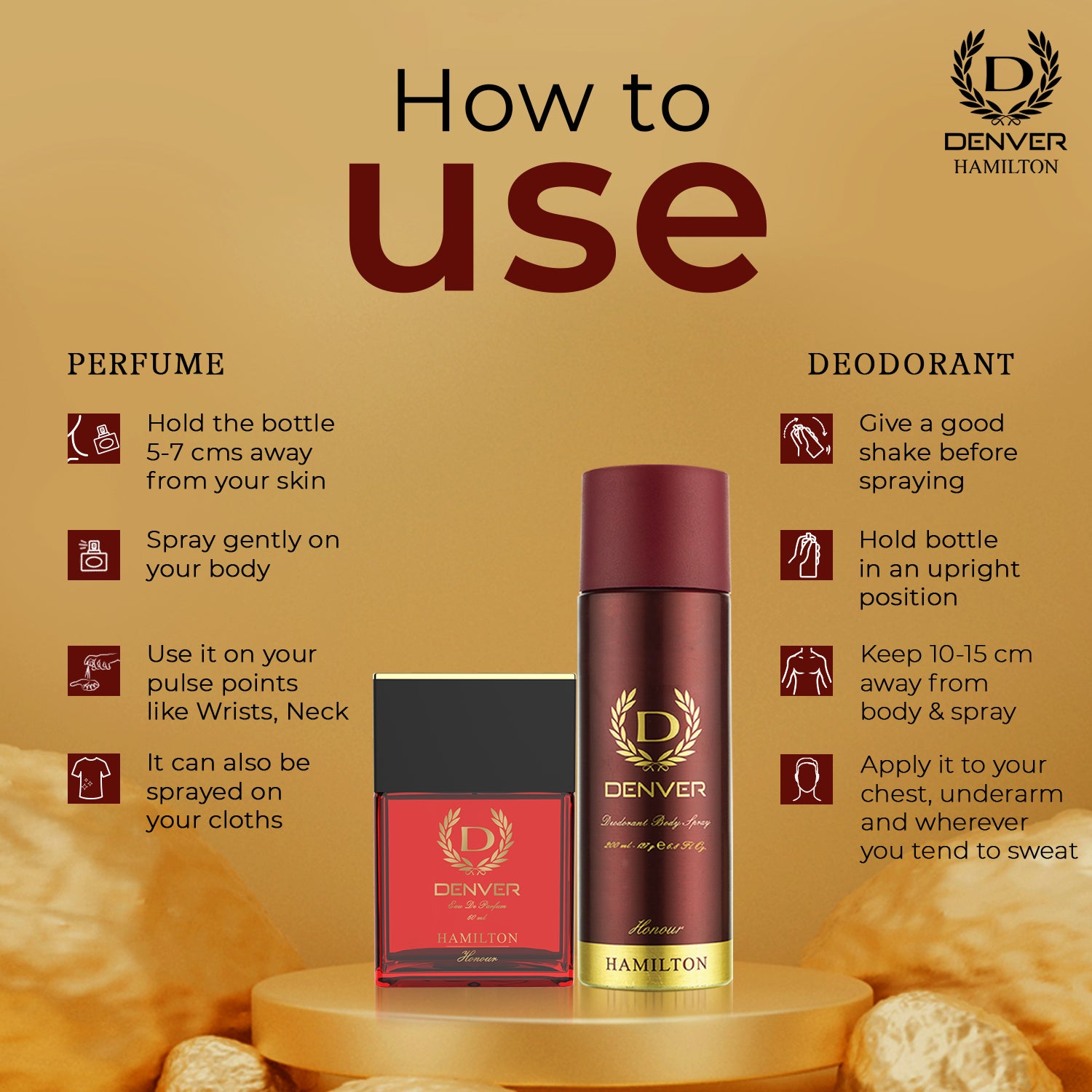 Denver Honour Gift Pack How To Use?