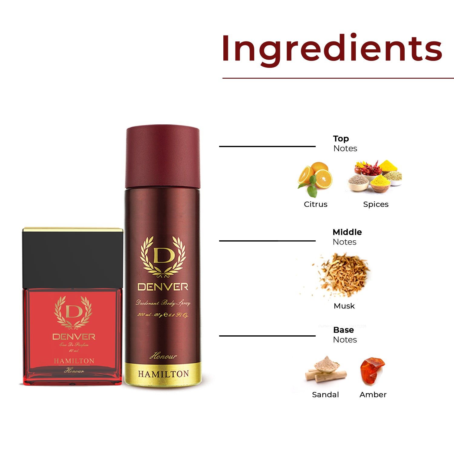 Denver Honour Gift Pack Ingredients