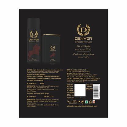 Denver Champ Gift set Back Side