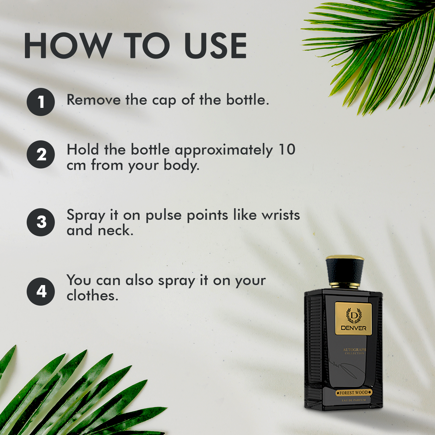Denver Forest Wood Perfume How To Use?