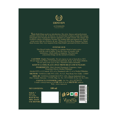 Back side image of Intense Oud