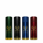 Denver Hamilton, Pride, Honour and Caliber Combo Deodorant Spray - For Men  (800 ml, Pack of 4)