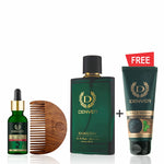Growth Beard Oil 30ml with free wooden comb, Hamilton Perfume 100 ml + FREE Deep Cleanse Face Wash 50gm