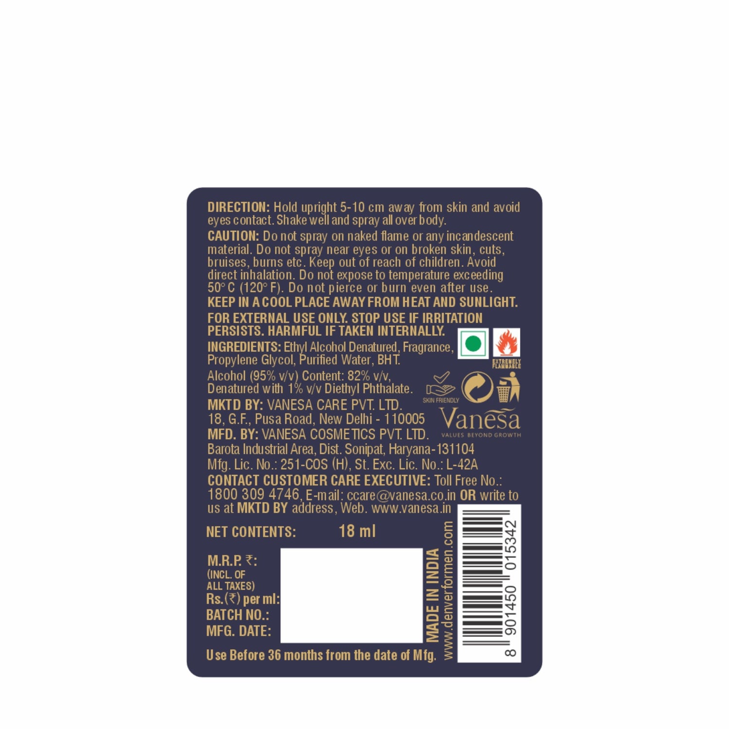 Denver Pride Gift Pack Back Side