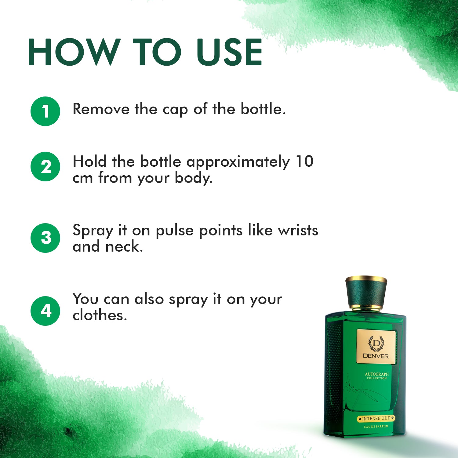 Denver Intense OUD Perfume How to Use?